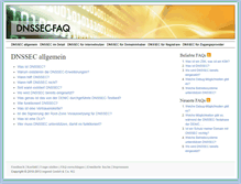 Tablet Screenshot of dnssec-faq.org